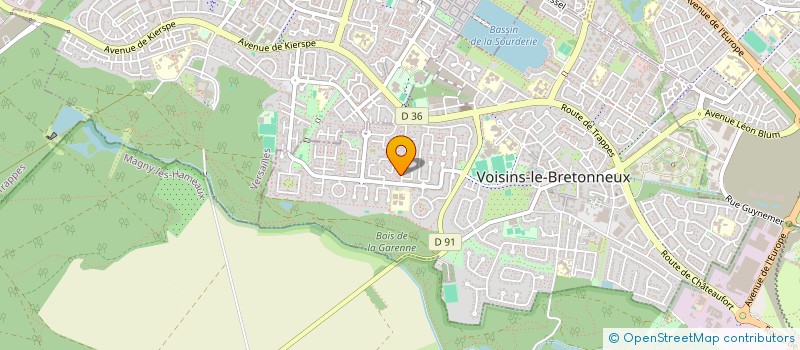 localisation de l'entreprise MONSIEUR THEO JOLY  VOISINS-LE-BRETONNEUX