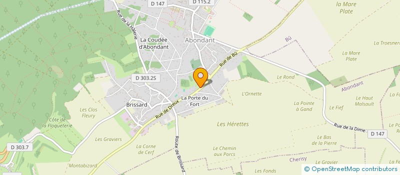 localisation de l'entreprise MONSIEUR THEO JOUBERT à ABONDANT