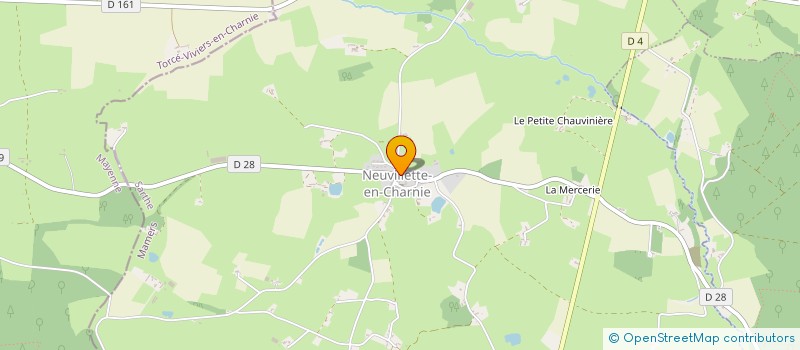 localisation de l'entreprise MONSIEUR THEO JOULAIN  NEUVILLETTE EN CHARNIE