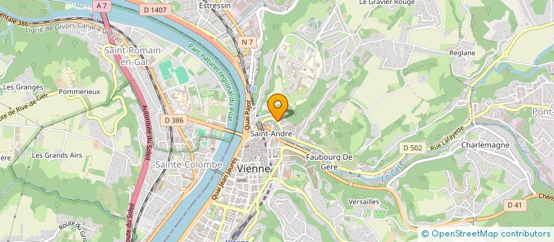 localisation de l'entreprise MONSIEUR THEO JULIEN  VIENNE