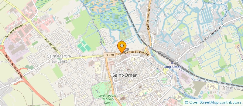 localisation de l'entreprise MONSIEUR THEO JUNG  SAINT-OMER