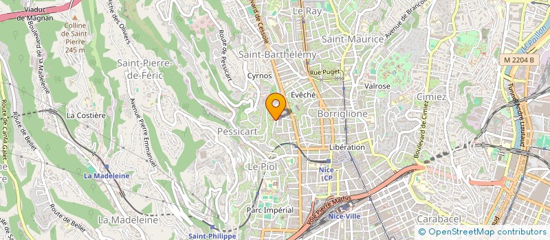 localisation de l'entreprise MONSIEUR THEO JUPERT  NICE