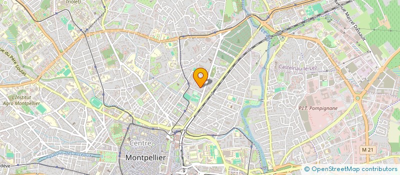 localisation de l'entreprise MONSIEUR THEO JUSTY  MONTPELLIER