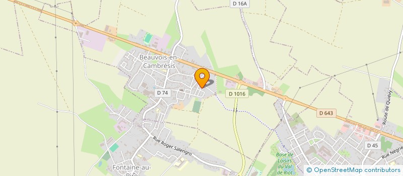 localisation de l'entreprise MONSIEUR THEO KROMYCK à BEAUVOIS-EN-CAMBRESIS