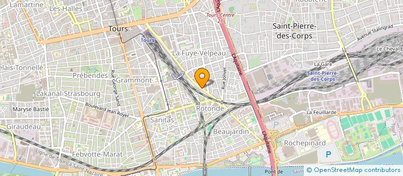 localisation de l'entreprise MONSIEUR THEO L HOSTIS  TOURS