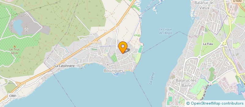 localisation de l'entreprise MONSIEUR THEO LA MARRA  BOUZIGUES