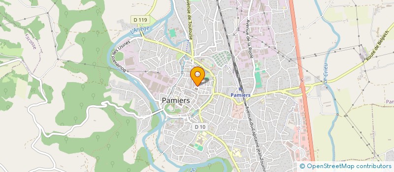 localisation de l'entreprise MONSIEUR THEO LABADIE à PAMIERS
