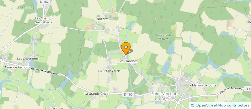 localisation de l'entreprise MONSIEUR THEO LABOURIAUX  SAINT-VINCENT-EN-BRESSE