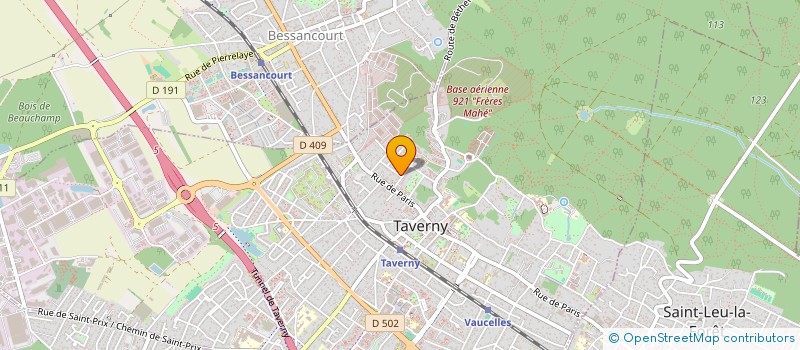 localisation de l'entreprise MONSIEUR THEO LACAGNE  TAVERNY