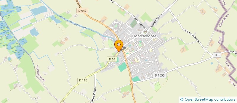 localisation de l'entreprise MONSIEUR THEO LAMPSON  HONDSCHOOTE