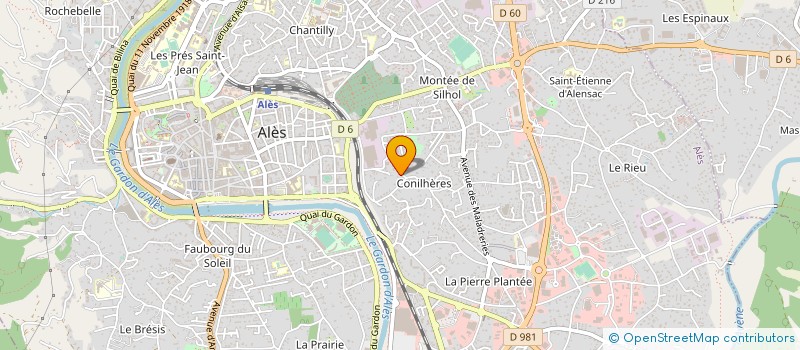 localisation de l'entreprise MONSIEUR THEO LARCHAND à ALES