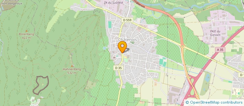 localisation de l'entreprise MONSIEUR THEO LAUFFENBURGER  CHATENOIS