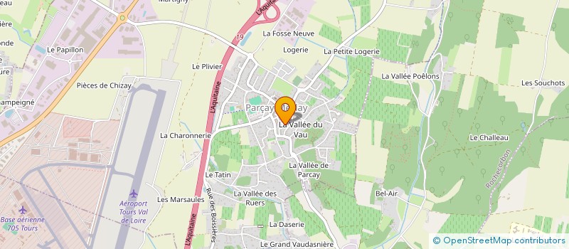 localisation de l'entreprise MONSIEUR THEO LAVEDRINE  PARCAY-MESLAY