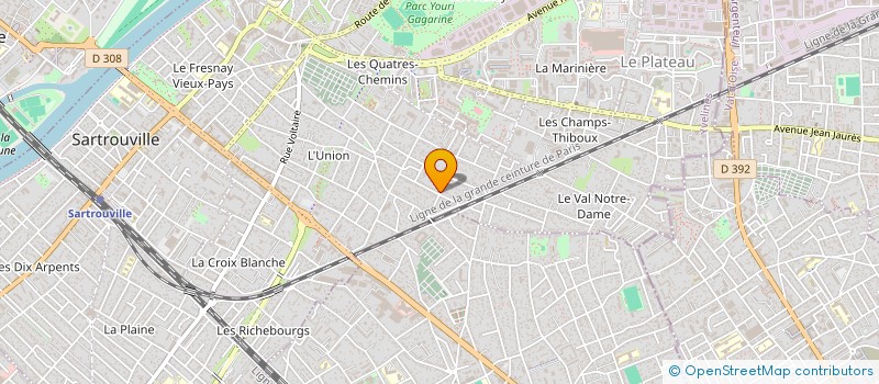 localisation de l'entreprise MONSIEUR THEO LAVIOLETTE  SARTROUVILLE