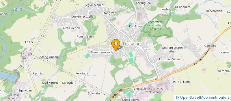 localisation de l'entreprise MONSIEUR THEO LE GOFF  ERGUE-GABERIC