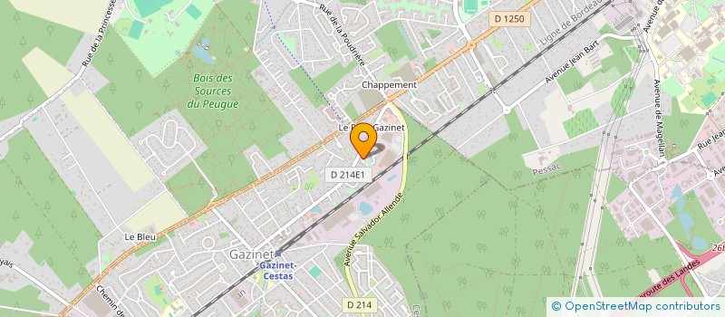 localisation de l'entreprise MONSIEUR THEO LEBAS  CESTAS