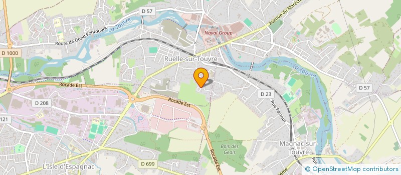 localisation de l'entreprise MONSIEUR THEO LEBRAULT  RUELLE-SUR-TOUVRE