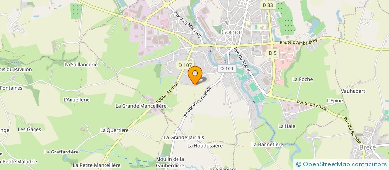 localisation de l'entreprise MONSIEUR THEO LECOMTE  GORRON