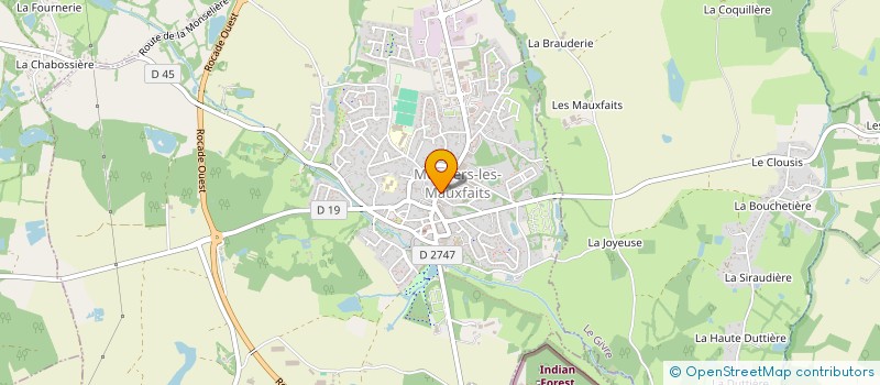 localisation de l'entreprise MONSIEUR THEO LECONTE à MOUTIERS-LES-MAUXFAITS