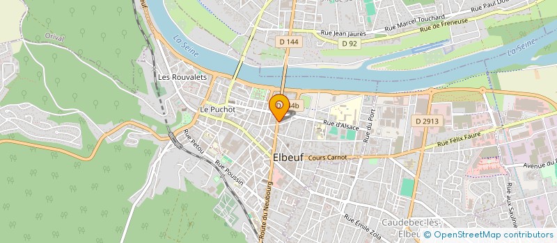 localisation de l'entreprise MONSIEUR THEO LEFEBVRE à ELBEUF