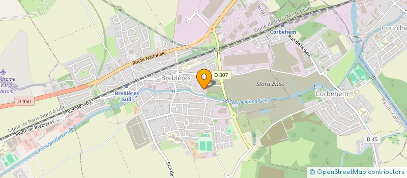 localisation de l'entreprise MONSIEUR THEO LEFEVRE à BREBIERES