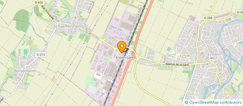 localisation de l'entreprise MONSIEUR THEO LEHMANN  ERSTEIN