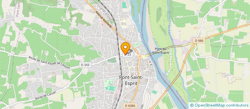 localisation de l'entreprise MONSIEUR THEO LEHMANN  PONT-SAINT-ESPRIT