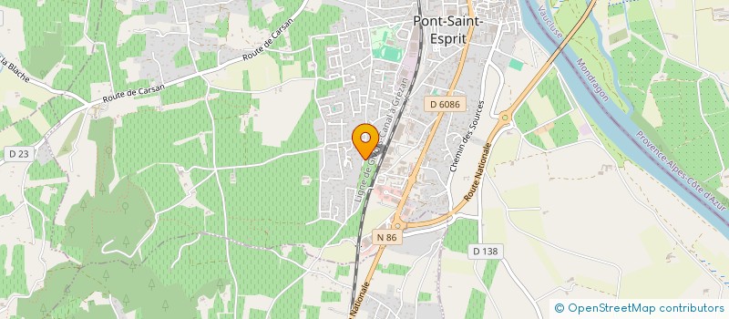 localisation de l'entreprise MONSIEUR THEO LEMAIRE à PONT-SAINT-ESPRIT