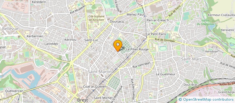 localisation de l'entreprise MONSIEUR THEO LEMARCHAND à BREST