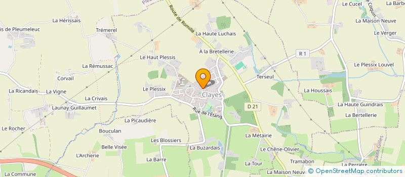 localisation de l'entreprise MONSIEUR THEO LEMARCHANDEL  CLAYES