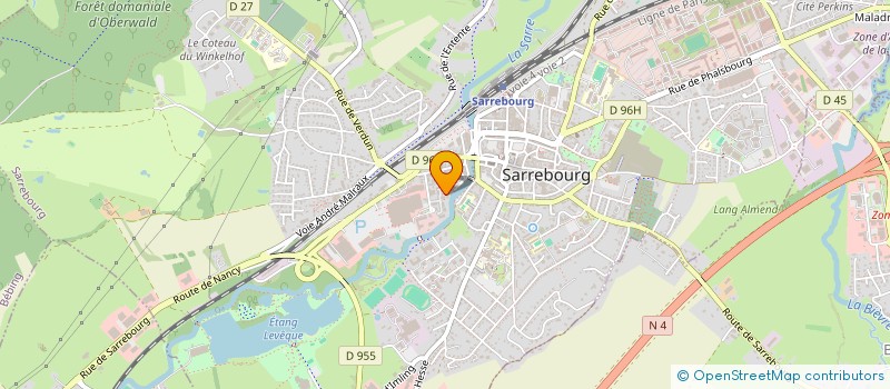 localisation de l'entreprise MONSIEUR THEO LEMOUNAUD à SARREBOURG