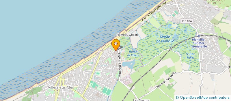 localisation de l'entreprise MONSIEUR THEO LEROUX  VILLERS-SUR-MER