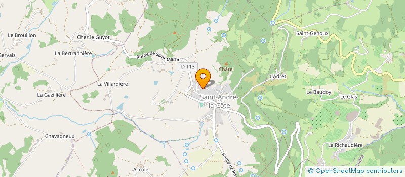 localisation de l'entreprise MONSIEUR THEO LEROY  SAINT-ANDRE-LA-COTE