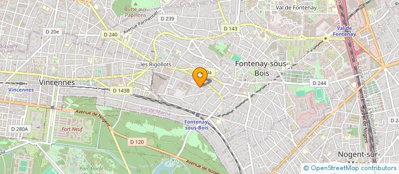 localisation de l'entreprise MONSIEUR THEO LESCOT à FONTENAY-SOUS-BOIS