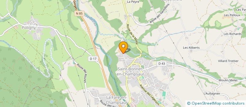 localisation de l'entreprise MONSIEUR THEO LESQUIR  SAINT-BONNET-EN-CHAMPSAUR