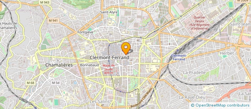 localisation de l'entreprise MONSIEUR THEO LEVILLAIN  CLERMONT-FERRAND