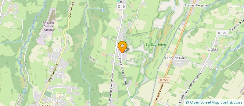 localisation de l'entreprise MONSIEUR THEO LHOMMEL  CLARENS