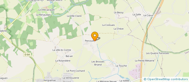 localisation de l'entreprise MONSIEUR THEO LHOSTIS  PLUMAUDAN