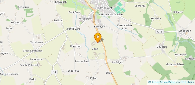 localisation de l'entreprise MONSIEUR THEO LOAEC  PLOUDANIEL