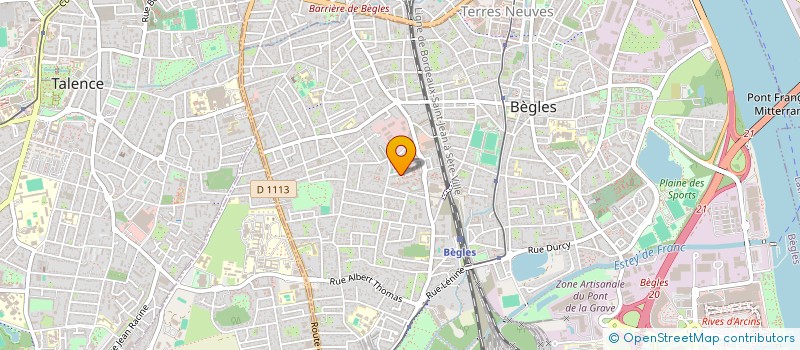 localisation de l'entreprise MONSIEUR THEO LORENZO  BEGLES