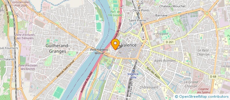 localisation de l'entreprise MONSIEUR THEO LUCIANI  VALENCE