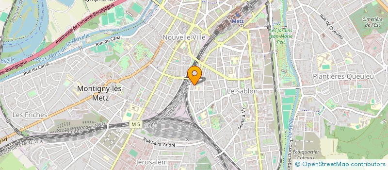 localisation de l'entreprise MONSIEUR THEO LUQUET  METZ