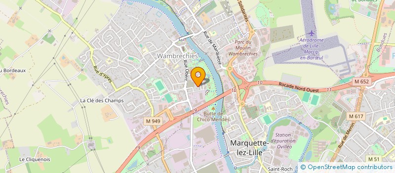 localisation de l'entreprise MONSIEUR THEO MACIASZCZYK  WAMBRECHIES