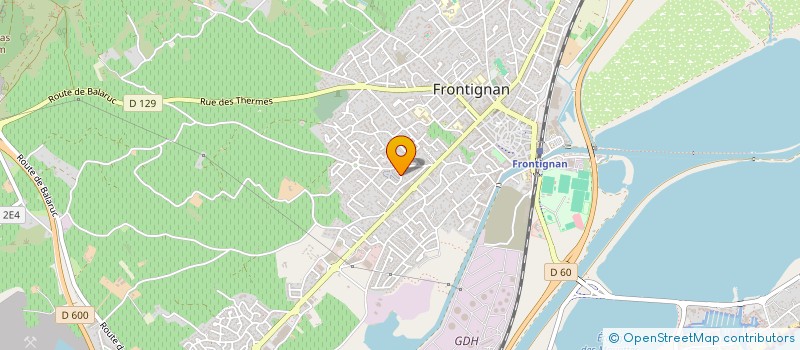 localisation de l'entreprise MONSIEUR THEO MADORE à FRONTIGNAN