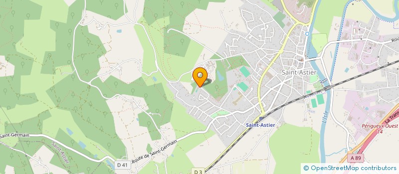 localisation de l'entreprise MONSIEUR THEO MAHDOUI  SAINT-ASTIER