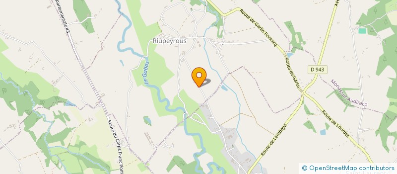 localisation de l'entreprise MONSIEUR THEO MAJESTE LARROUY  RIUPEYROUS