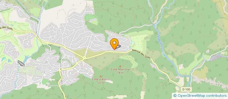 localisation de l'entreprise MONSIEUR THEO MALESPINE  SAINT-RAPHAEL