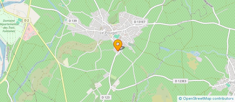 localisation de l'entreprise MONSIEUR THEO MANDON  LE POUGET