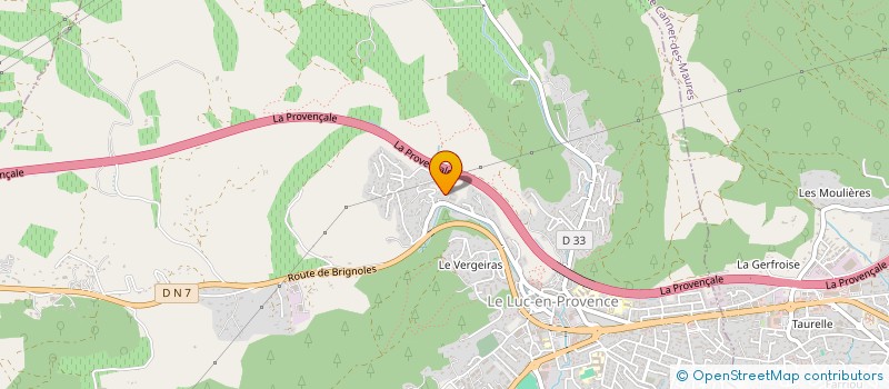 localisation de l'entreprise MONSIEUR THEO MAQUIN  LE LUC