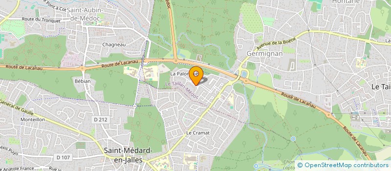 localisation de l'entreprise MONSIEUR THEO MAREY  LE TAILLAN-MEDOC